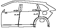 Mazda CX-80 (EU) Exterior 2024 - (left) Door+Side Skirt+Rear Fender