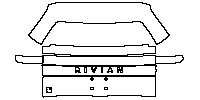 Rivian R1S Exterior 2023 - Trunk Lid (with ''RIVIAN'', ''R1S'' emblem)
