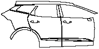 KIA Sportage (US) Exterior 2023 - (right) Door+Rear Fender+Side Skirt