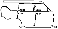 Nissan Armada (US) Exterior 2025 - (right) Door+Side Skirt+Rear Fender