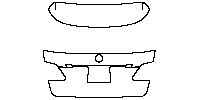 Mercedes-Benz ML Sport 2012 - Trunk Lid (without model emblem)