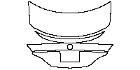 Mercedes-Benz CLA Coupe 2013 - Trunk Lid (without model emblem)