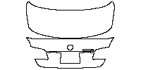 BMW 5 Series Sedan 2011 - Trunk Lid (with 5XX I emble)