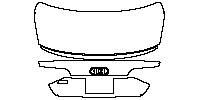 Audi A8 S8 (for Europe) 2013 - Trunk Lid (with S8 emblem)