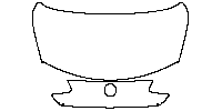 Mercedes-Benz S Class Coupe 2015 - Trunk Lid (without model emblem)