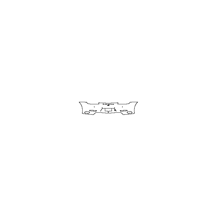 Porsche 911 Carrera 4S 2013 - Rear Bumper (with PORSCHE and 911 emblem)