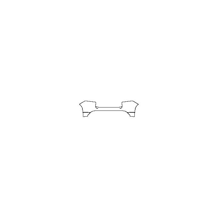 Jaguar F-Pace Base 2016 - Rear Bumper