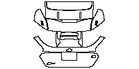 Ford Focus Hacthback 2016 - Trunk Lid (with Focus and RS emblems)