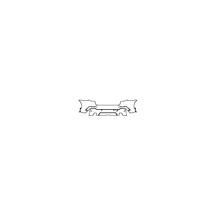 BMW X4 M40i 2016 - Rear Bumper