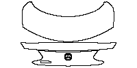 Mercedes-Benz C Class Coupe 2016 - Trunk Lid (without spoiler, with CXX0 emblem)