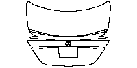 Mercedes-Benz E Class Sedan 2010 - Trunk Lid (without model emblem)