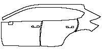 Subaru XV Exterior 2018 - (left) Door+Side Skirt+Rear Fender