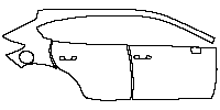 Subaru XV Exterior 2018 - (right) Door+Side Skirt+Rear Fender