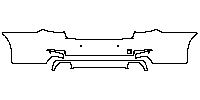 BMW 5 Series Sedan 2014 - Rear Bumper