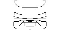 Porsche Cayenne Cayenne 2011 - Trunk Lid (with Cayenne emblem)