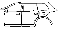 Li Auto ONE Exterior 2019 - (left) Door+B Pillar+Rear Fender+Side Skirt