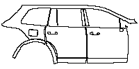 Li Auto ONE Exterior 2019 - (right) Door+B Pillar+Rear Fender+Side Skirt