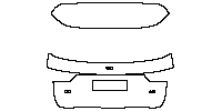 Li Auto ONE Exterior 2019 - Trunk Lid (with 理想 and ONE emblems)