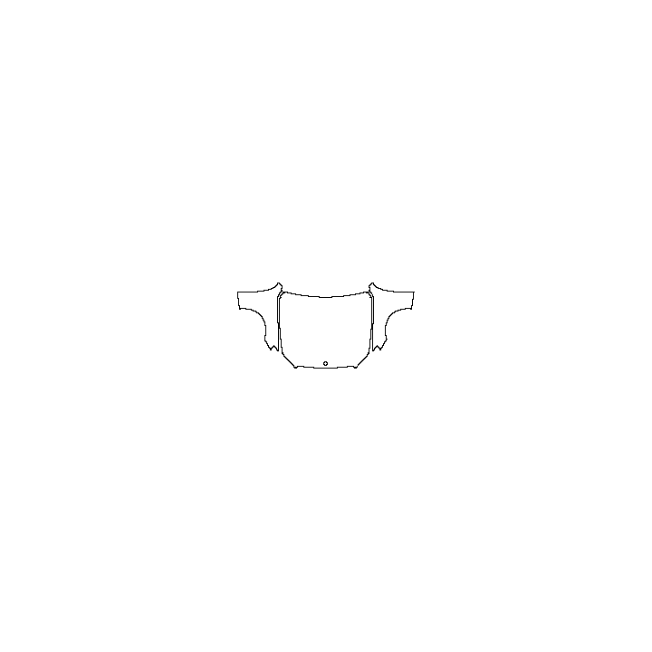 Mercedes-Benz E Class Sedan 2019 - Hood+Fender (without emblem on fender)