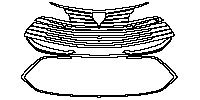 Toyota Avalon Exterior 2019 - Grille (for 2019-2021 luxury models)