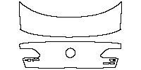 Volkswagen CC Sedan 2019 - Trunk Lid (With ''一汽大众''''300TSI''''CC''word mark)